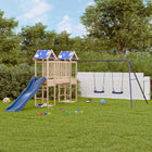 Speelhuis massief grenenhout 308x421x195 cm