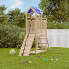 Speelhuis massief grenenhout 52x229x215 cm