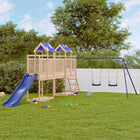 Speelhuis massief grenenhout 313x533x215 cm