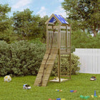 Speelhuis grenenhout geïmpregneerd 118 cm platformhoogte