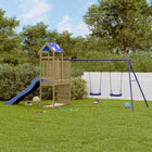 Speelhuis geïmpregneerd grenenhout 460x241x215 cm