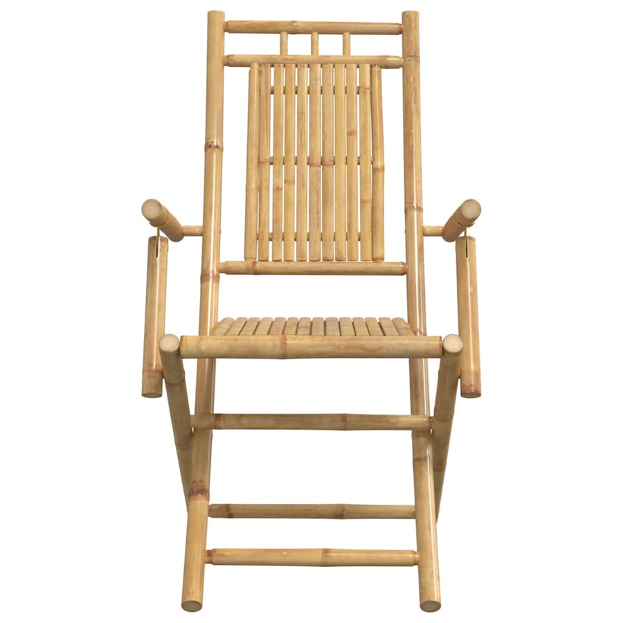 Tuinstoelen 4 st inklapbaar 53x66x99 bamboe