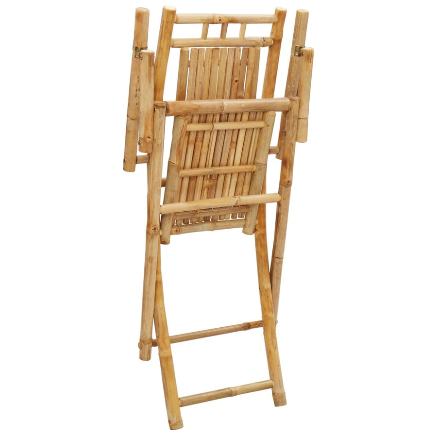 Tuinstoelen 4 st inklapbaar 53x66x99 bamboe