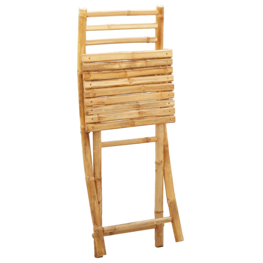 Tuinstoelen 4 st inklapbaar 43x54x88 bamboe