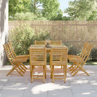 Tuinstoelen 8 st bamboe inklapbaar 43x54x88 cm