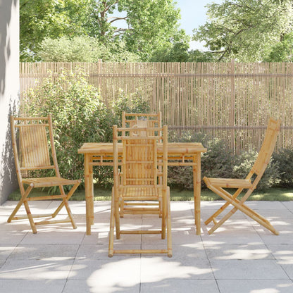 5-delige Tuinset bamboe
