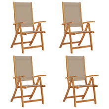 Tuinstoelen Inklapbaar Massief Acaciahout En Textileen 4