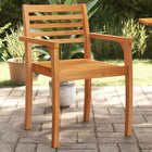 Garden chairs 6 pcs 59x55x85 cm solid acacia wood