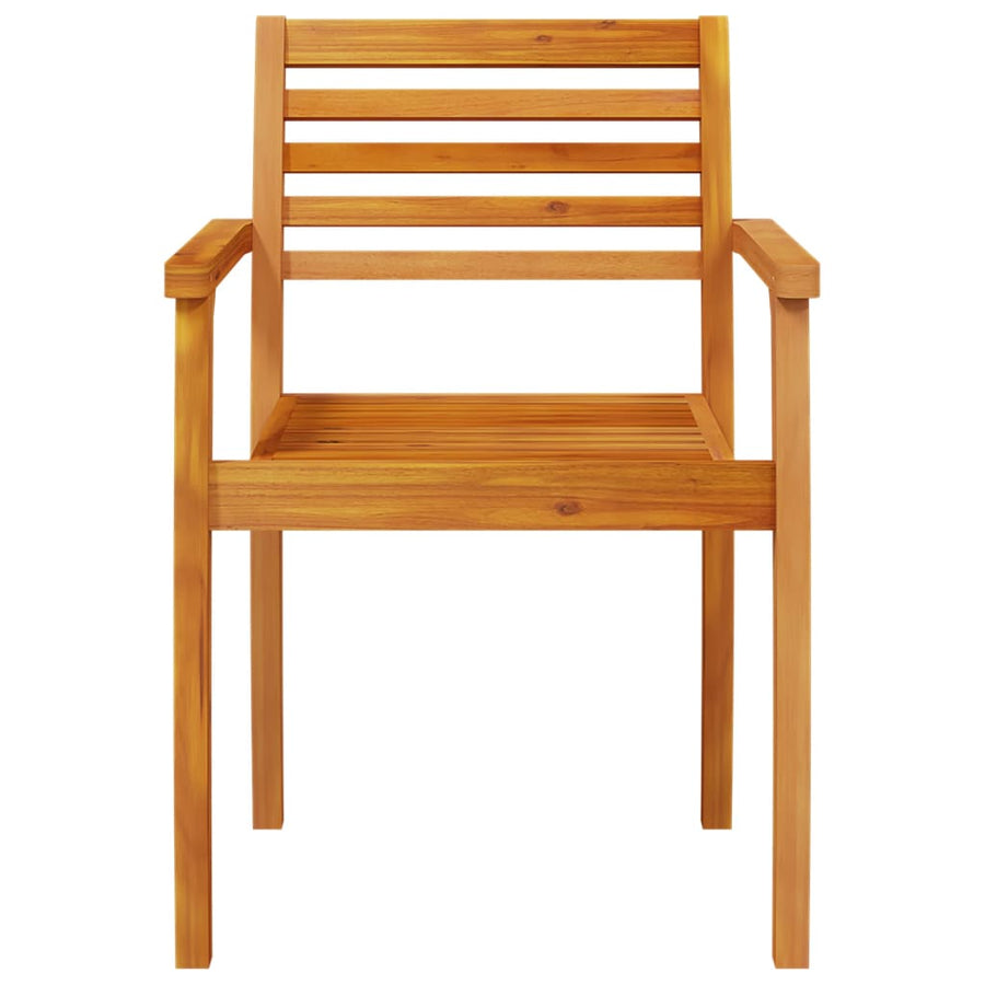 Tuinstoelen 8 st 59x55x85 cm massief acaciahout