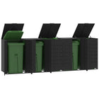 Containerberging 5 bakken 345x79x117 cm staal zwart