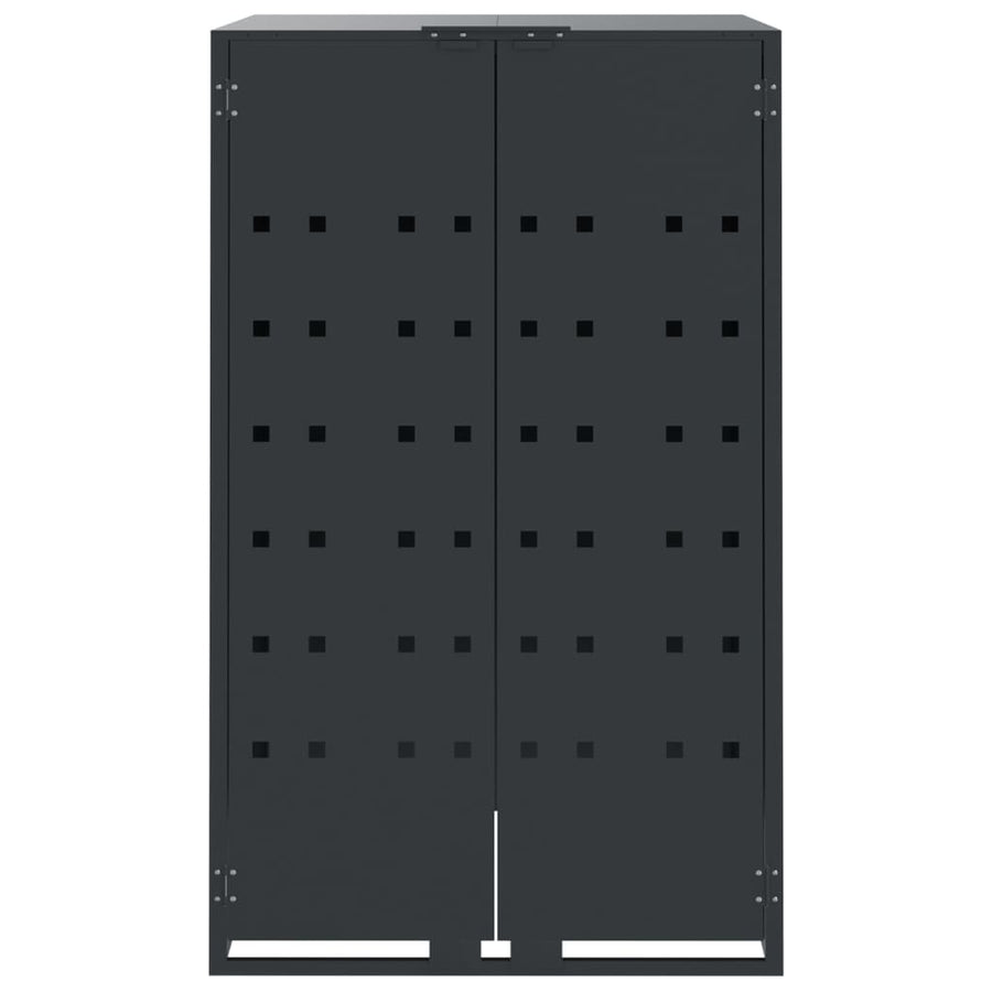 Containerberging 4 containers 276x79x117 cm staal antraciet