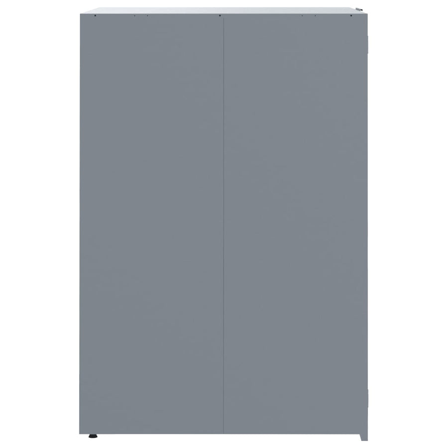 Containerberging voor 2 containers 138x79x117 cm staal grijs