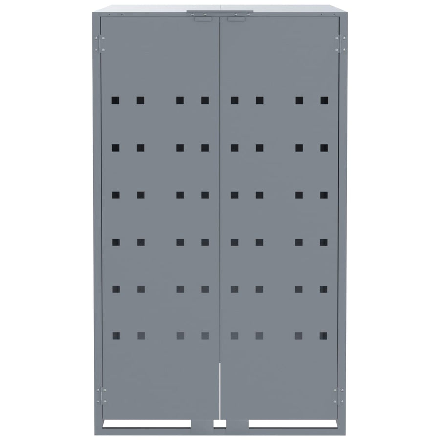 Containerberging voor 6 containers 414x79x117 cm staal grijs