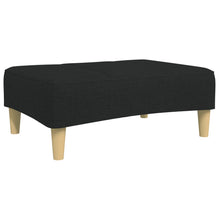 Voetenbank 77x55x31 cm stof zwart