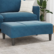 Footstool 77x55x31 cm velvet blue
