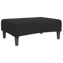Voetenbank 77x55x31 cm fluweel zwart