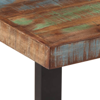 Bankje 160 cm massief gerecycled hout en staal