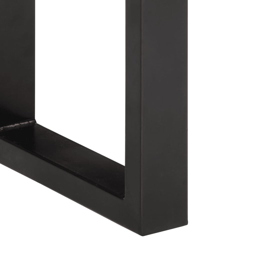 Bankje 160 cm massief gerecycled hout en staal