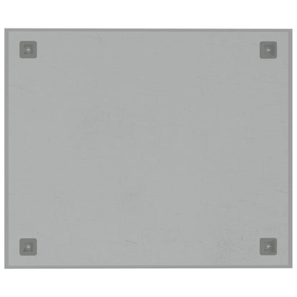 Magneetbord voor aan de wand 60x50 cm gehard glas wit