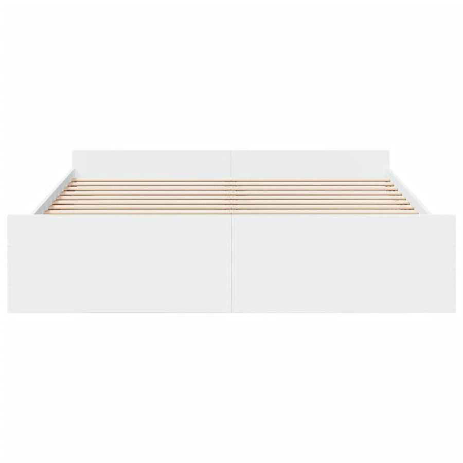 Bedframe Met Lades Bewerkt Hout 180 x 200 cm