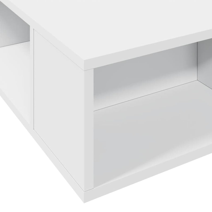 Bedframe bewerkt hout wit 180x200 cm