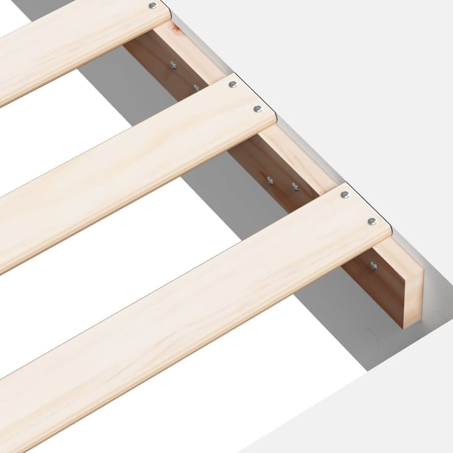 Bedframe bewerkt hout wit 180x200 cm