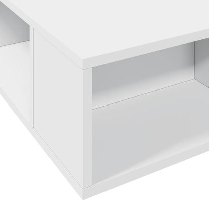 Bedframe LED massief hout wit 120x200 cm