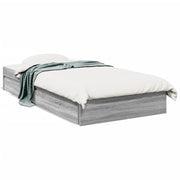Bedframe met lades 90x200 cm grijs sonoma eiken