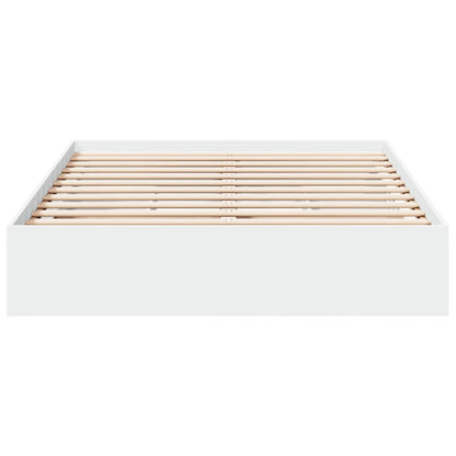 Bedframe Met Lades Bewerkt Hout Wit 120X190 Cm