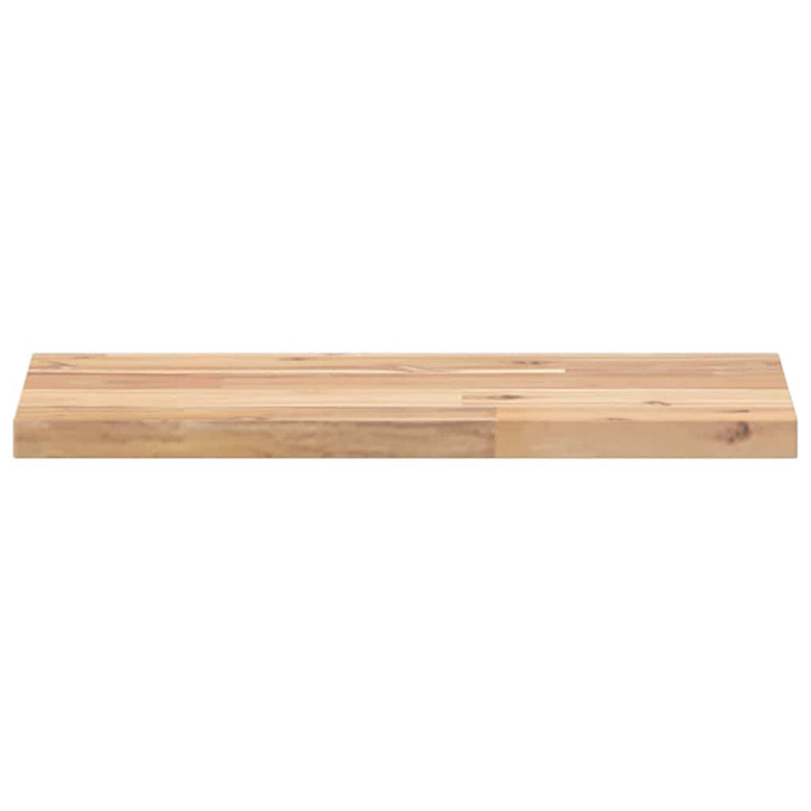 Wandschappen Zwevend Onbehandeld Acaciahout Naturel 3 40 x 20 x 2 cm 1