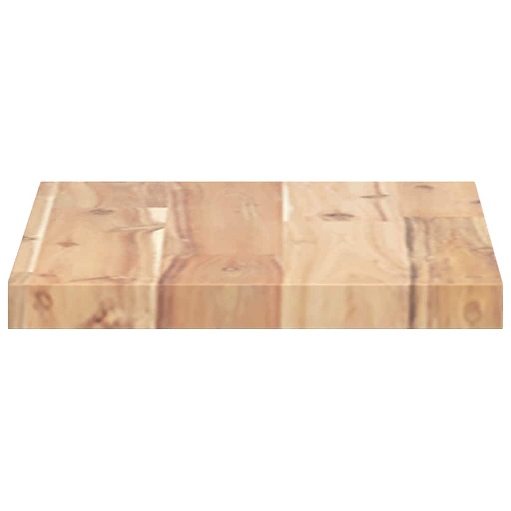 Wandschappen Zwevend Onbehandeld Acaciahout Naturel 3 40 x 20 x 2 cm 1