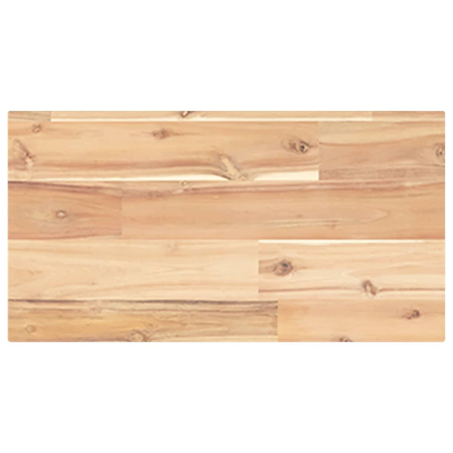 Wandschappen Zwevend Onbehandeld Acaciahout Naturel 3 40 x 20 x 2 cm 1