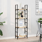 Floating wall shelf 60x20x2 cm untreated solid acacia wood