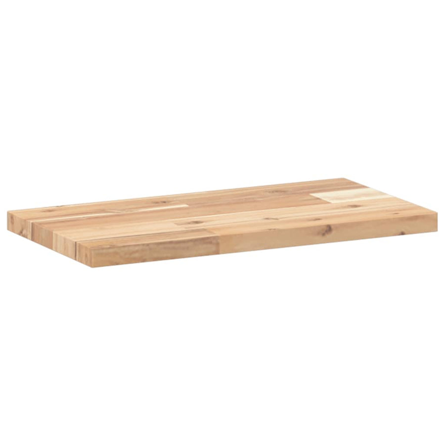 Wandschappen Zwevend Onbehandeld Acaciahout Naturel 2 60 x 20 x 2 cm 1