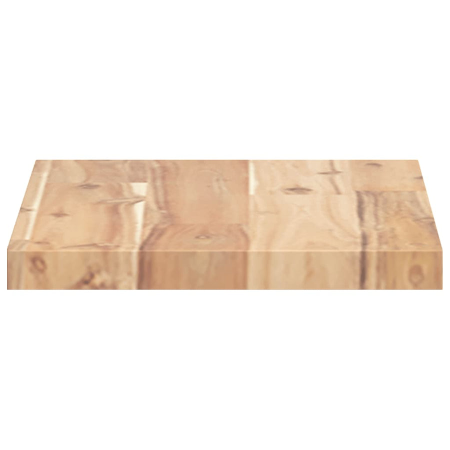 Wandschappen Zwevend Onbehandeld Acaciahout Naturel 2 60 x 20 x 2 cm 1
