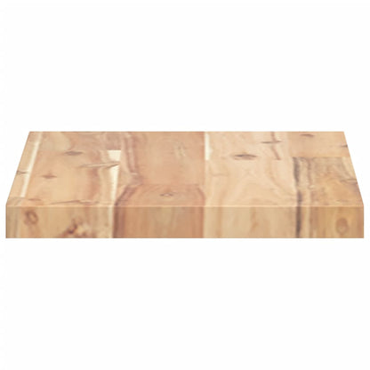 Wandschappen Zwevend Onbehandeld Acaciahout Naturel 3 60 x 20 x 2 cm 1