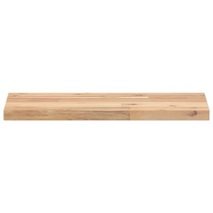 Wandschappen Zwevend Onbehandeld Acaciahout Naturel 4 60 x 20 x 2 cm 1