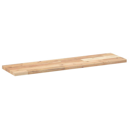 Wandschappen Zwevend Onbehandeld Acaciahout Naturel 3 80 x 20 x 2 cm 1