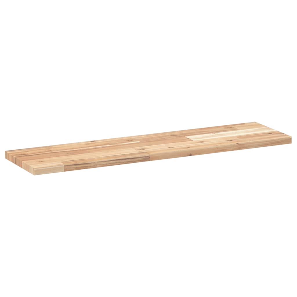 Wandschappen Zwevend Onbehandeld Acaciahout Naturel 3 80 x 20 x 2 cm 1