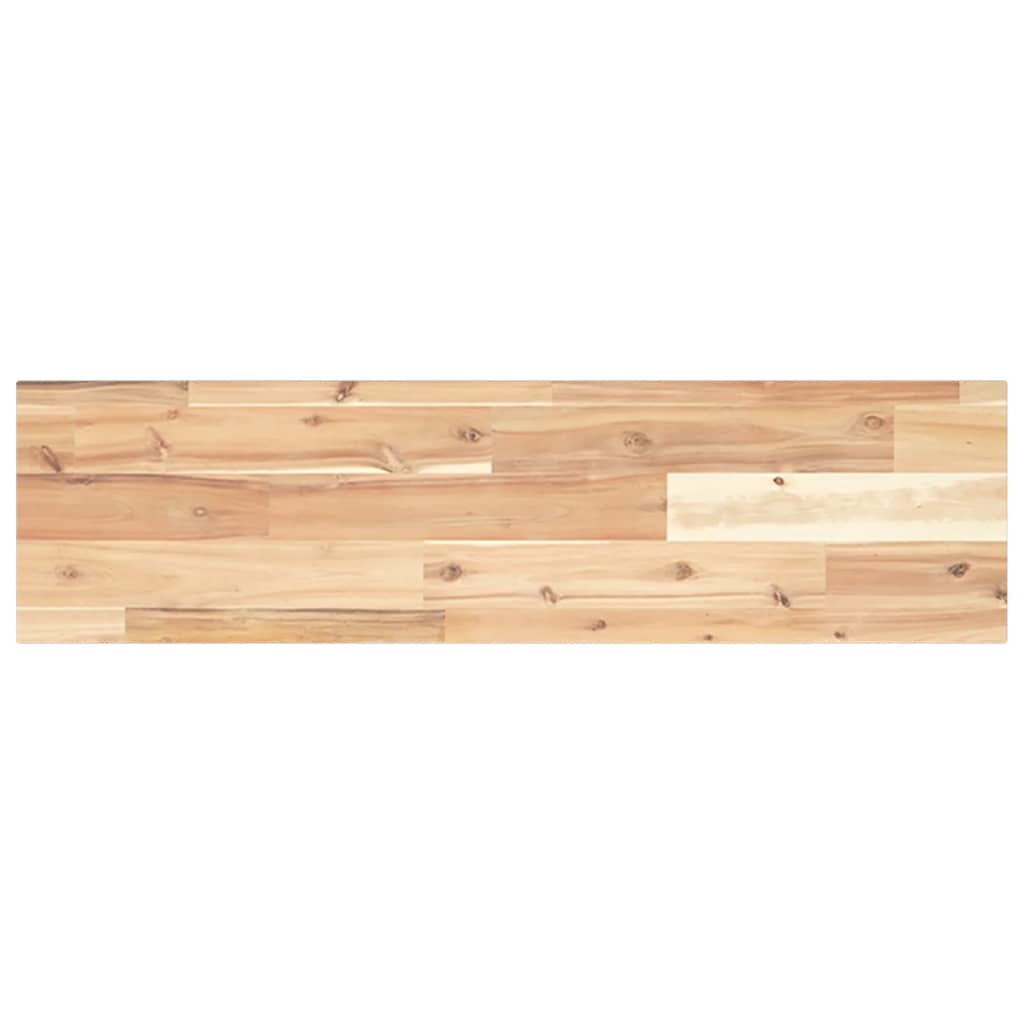 Wandschappen Zwevend Onbehandeld Acaciahout Naturel 3 80 x 20 x 2 cm 1