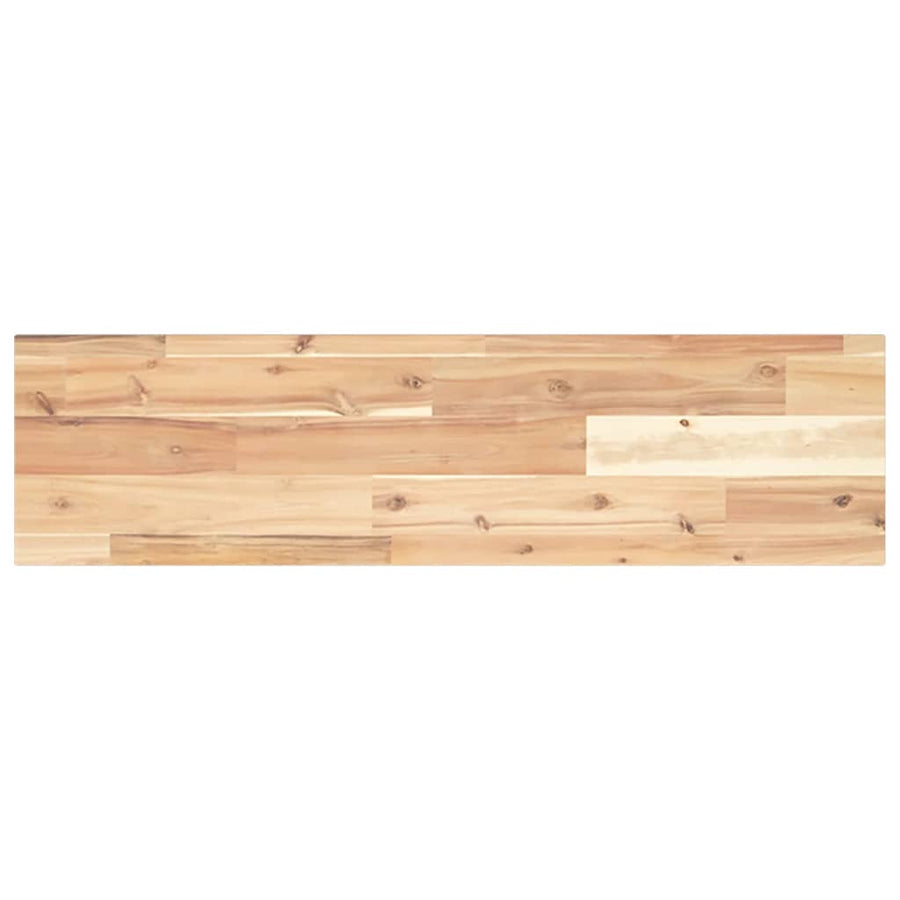 Wandschappen Zwevend Onbehandeld Acaciahout Naturel 3 80 x 20 x 2 cm 1