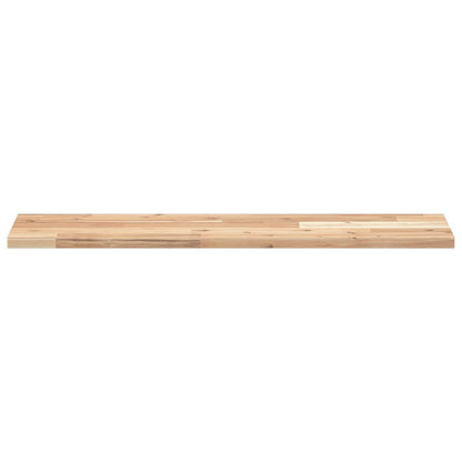Wandschappen Zwevend Onbehandeld Acaciahout Naturel 4 80 x 20 x 2 cm 1
