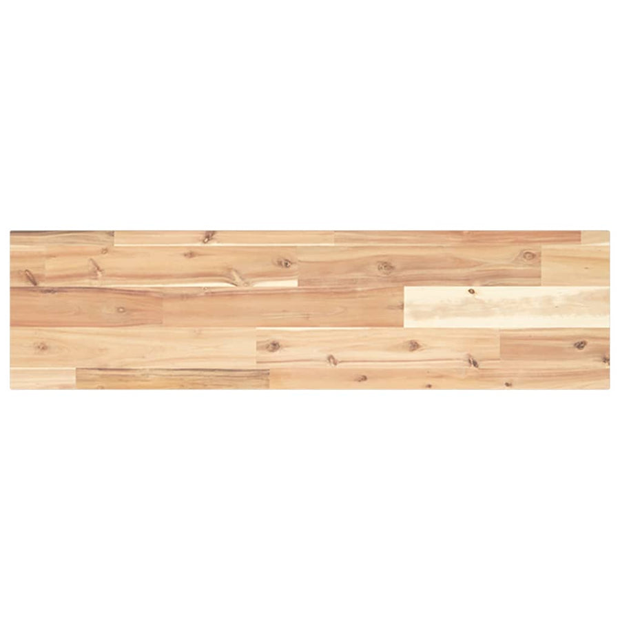 Wandschappen Zwevend Onbehandeld Acaciahout Naturel 4 80 x 20 x 2 cm 1