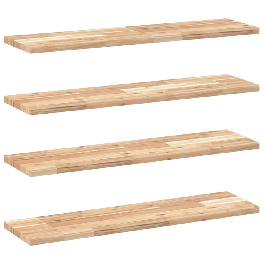 Wandschappen Zwevend Onbehandeld Acaciahout Naturel 4