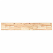 Wandschap Zwevend Onbehandeld Massief Acaciahout Naturel 1 140 x 20 x 2 cm