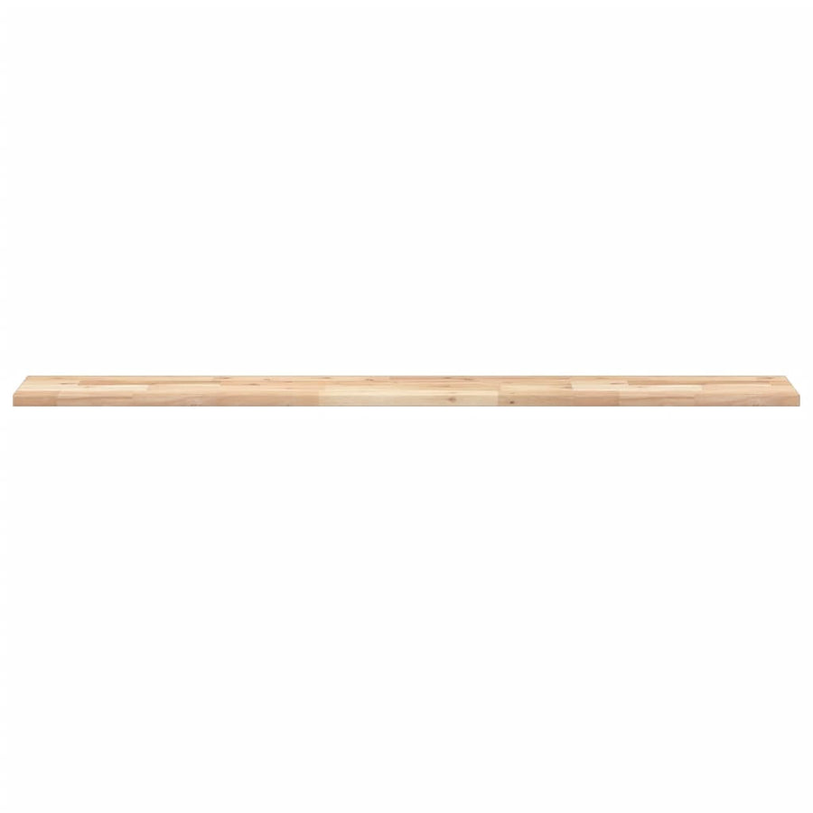 Wandschap Zwevend Onbehandeld Massief Acaciahout Naturel 1 140 x 20 x 2 cm