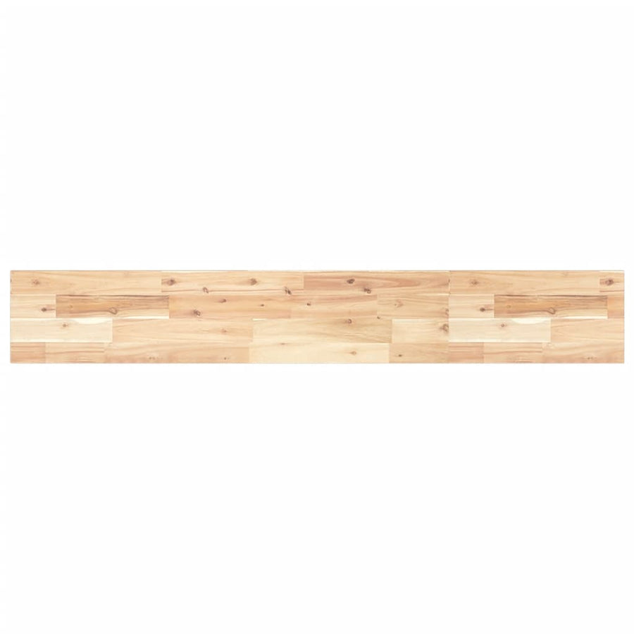 Wandschappen Zwevend Onbehandeld Acaciahout Naturel 3 140 x 20 x 2 cm 1