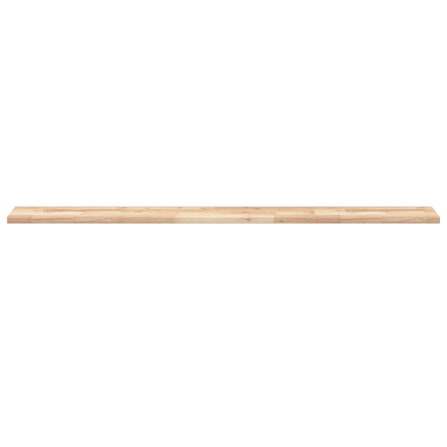 Wandschappen Zwevend Onbehandeld Acaciahout Naturel 4 140 x 20 x 2 cm 1