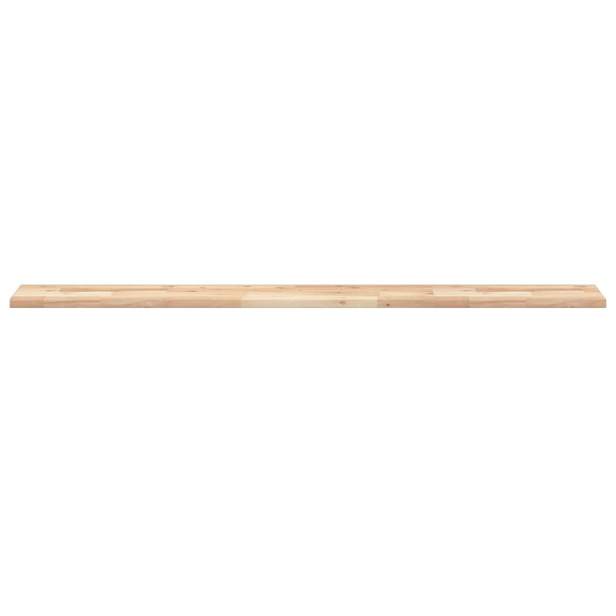 Wandschappen 3 st zwevend 160x20x2 cm onbehandeld acaciahout
