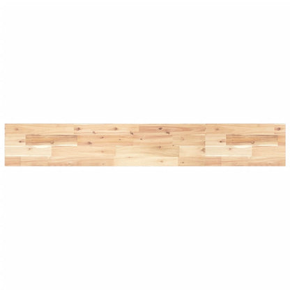 Wandschappen 3 st zwevend 160x20x2 cm onbehandeld acaciahout